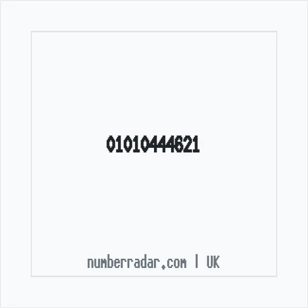 Reverse number check for +44 1010 444621 — who called me?