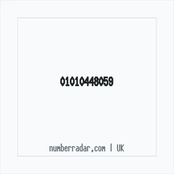 Reverse number check for +44 1010 448059 — who called me?