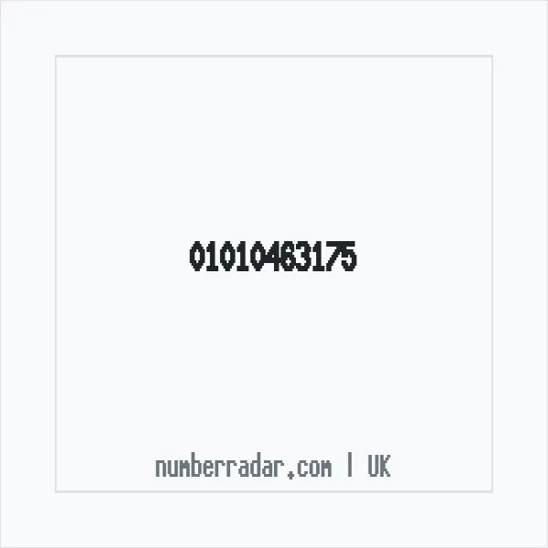 Reverse number check for +44 1010 463175 — who called me?
