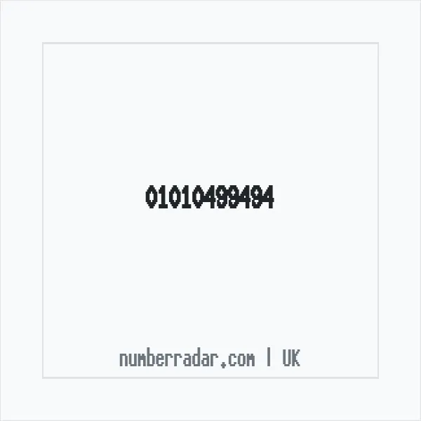 Reverse number check for +44 1010 499494 — who called me?