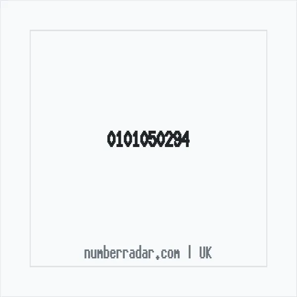 Reverse number check for +44 101050294 — who called me?