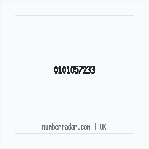 Reverse number check for +44 101057233 — who called me?