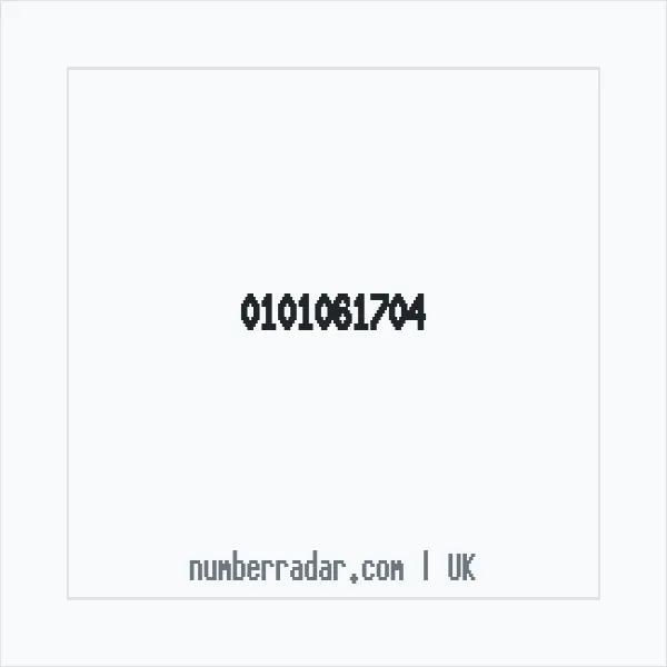 Reverse number check for +44 101061704 — who called me?