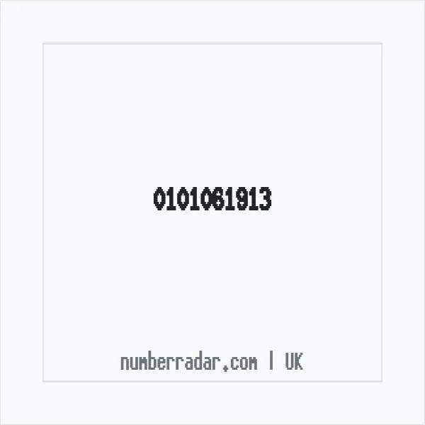Reverse number check for +44 101061913 — who called me?