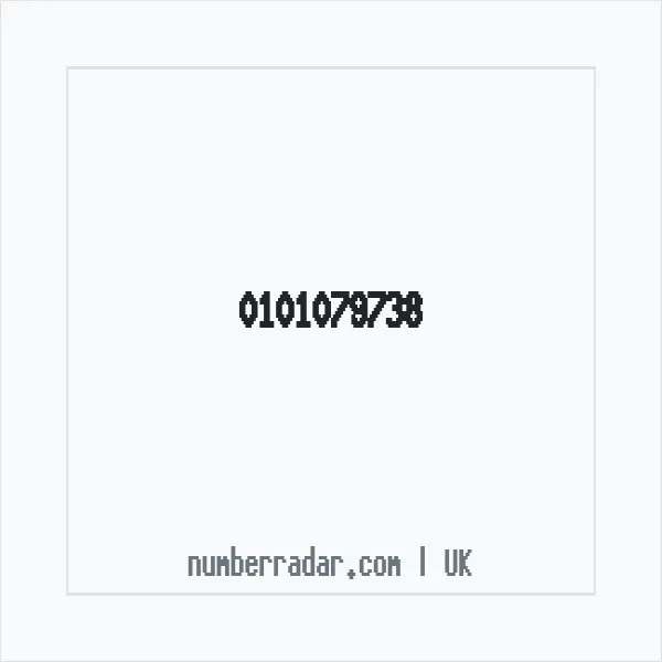 Reverse number check for +44 101079738 — who called me?