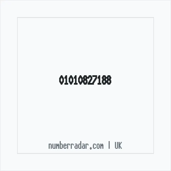 Reverse number check for +44 1010 827188 — who called me?