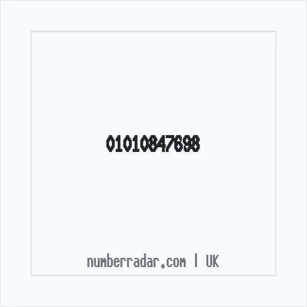 Reverse number check for +44 1010 847698 — who called me?