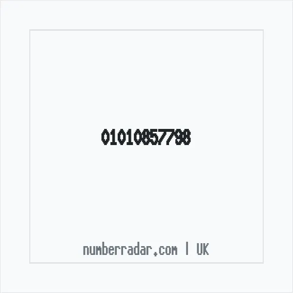 Reverse number check for +44 1010 857798 — who called me?