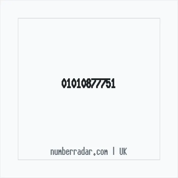 Reverse number check for +44 1010 877751 — who called me?
