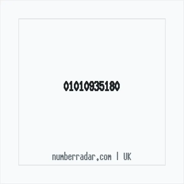 Reverse number check for +44 1010 935180 — who called me?