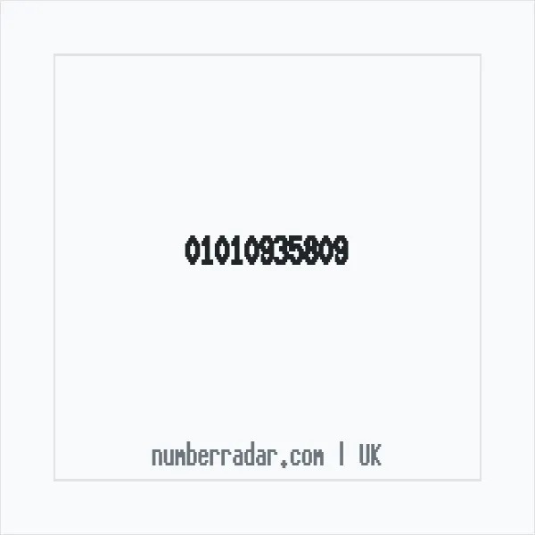 Reverse number check for +44 1010 935809 — who called me?