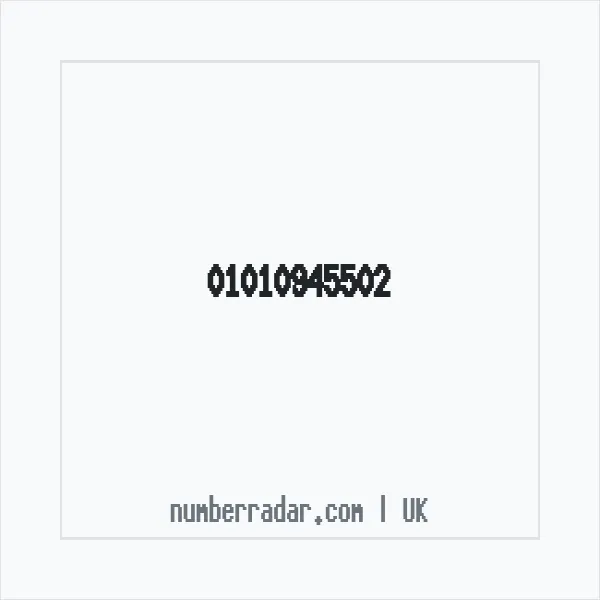 Reverse number check for +44 1010 945502 — who called me?