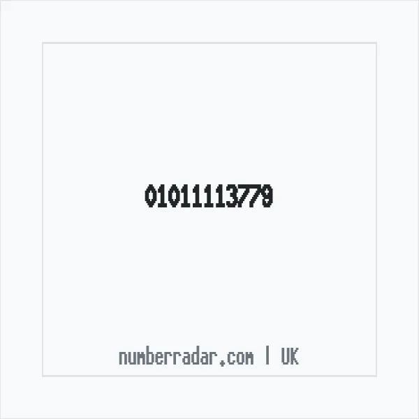 Reverse number check for +44 1011 113779 — who called me?
