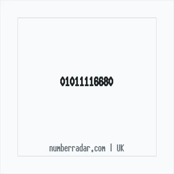 Reverse number check for +44 1011 116680 — who called me?