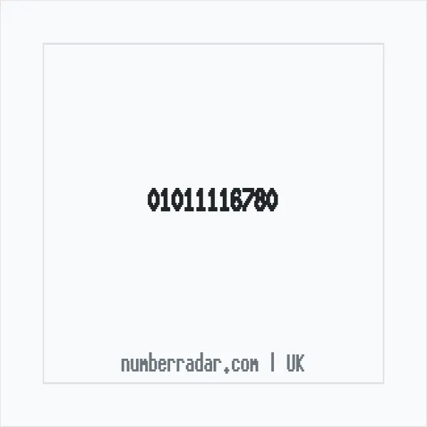 Reverse number check for +44 1011 116780 — who called me?