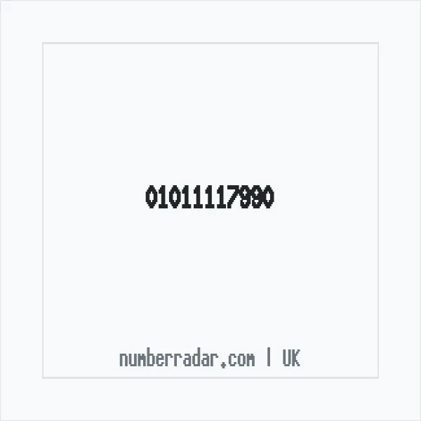 Reverse number check for +44 1011 117990 — who called me?