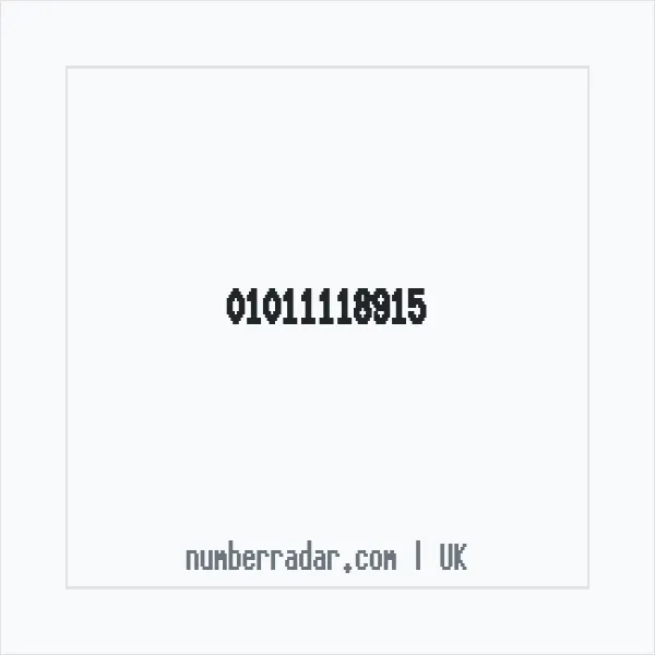 Reverse number check for +44 1011 118915 — who called me?