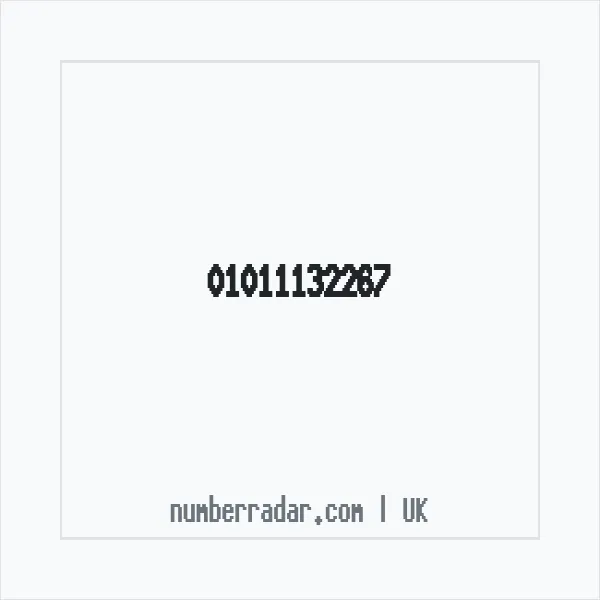 Reverse number check for +44 1011 132267 — who called me?