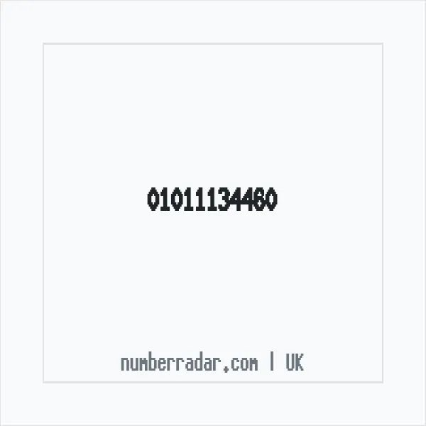 Reverse number check for +44 1011 134460 — who called me?