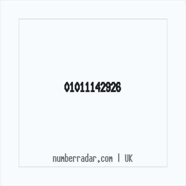 Reverse number check for +44 1011 142926 — who called me?