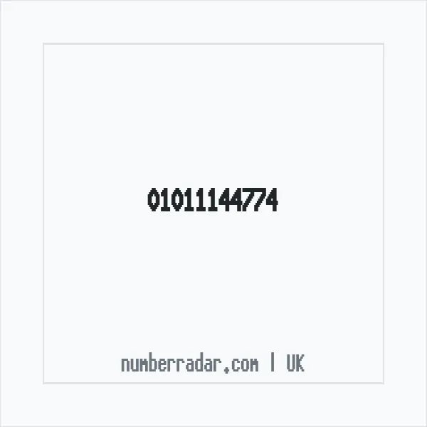 Reverse number check for +44 1011 144774 — who called me?