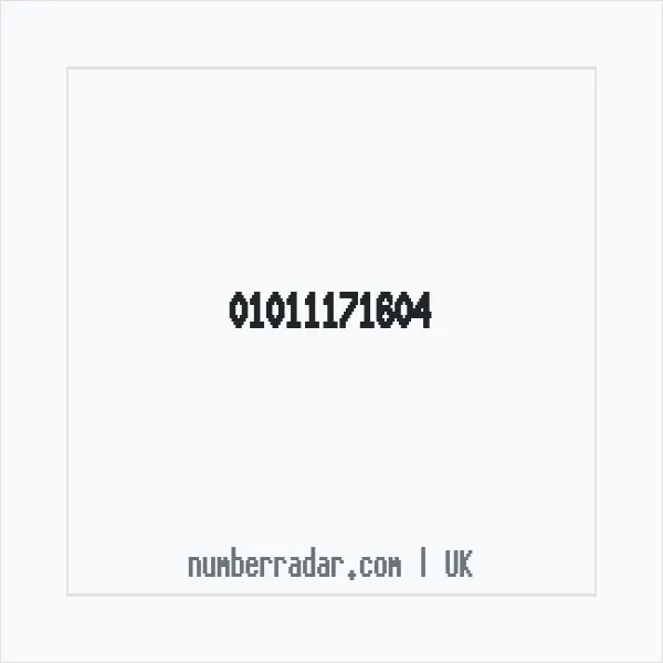 Reverse number check for +44 1011 171604 — who called me?