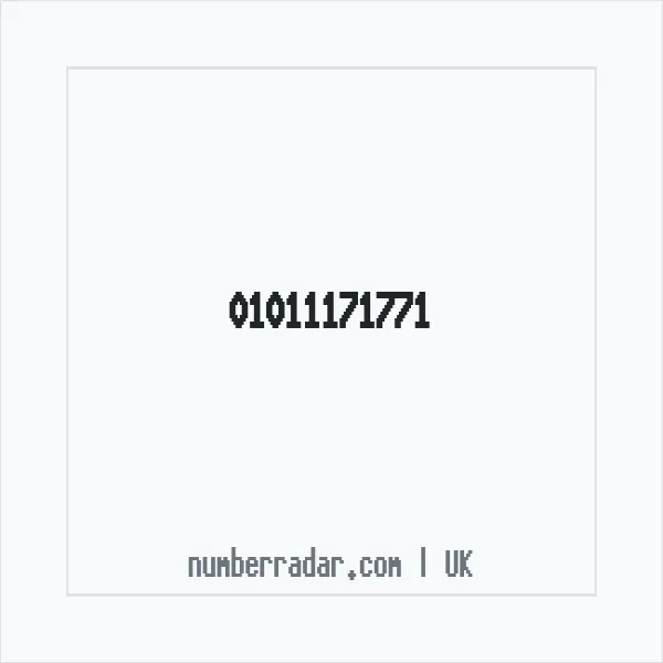 Reverse number check for +44 1011 171771 — who called me?