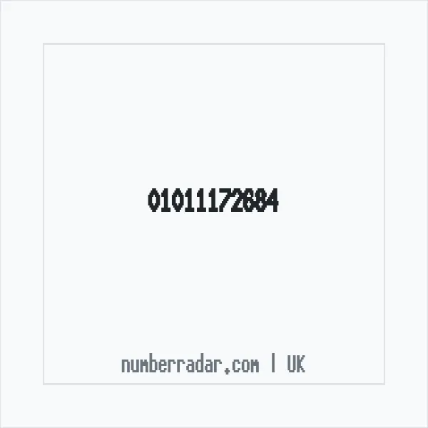 Reverse number check for +44 1011 172684 — who called me?