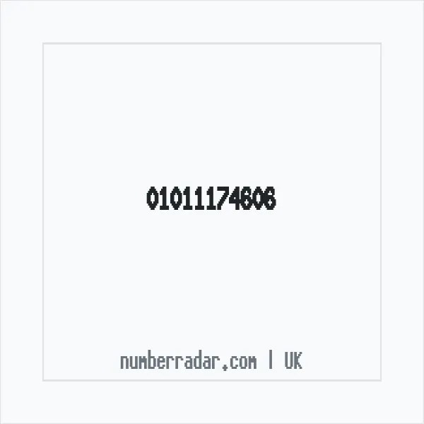 Reverse number check for +44 1011 174606 — who called me?