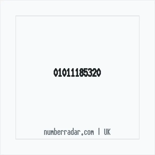 Reverse number check for +44 1011 185320 — who called me?