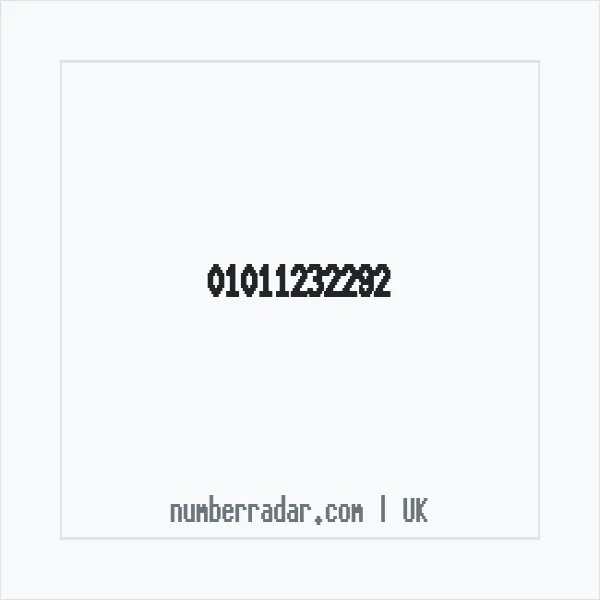 Reverse number check for +44 1011 232292 — who called me?