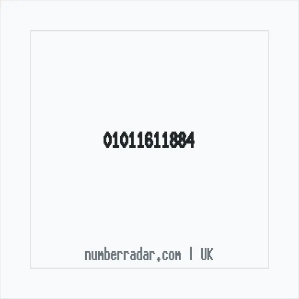 Reverse number check for +44 1011 611884 — who called me?