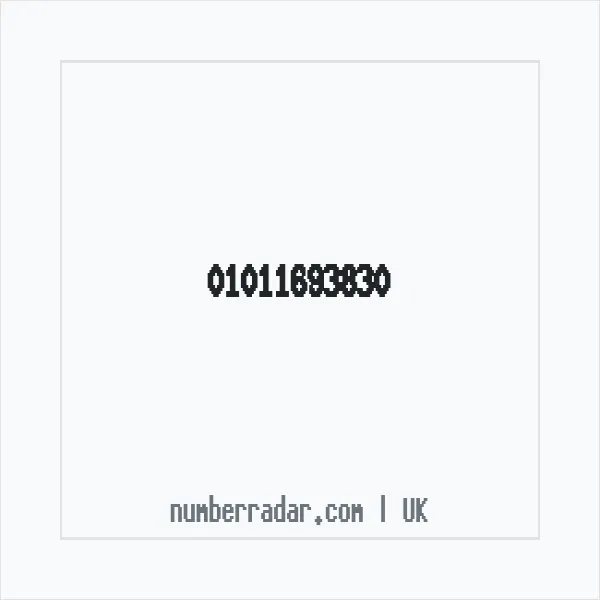 Reverse number check for +44 1011 693830 — who called me?