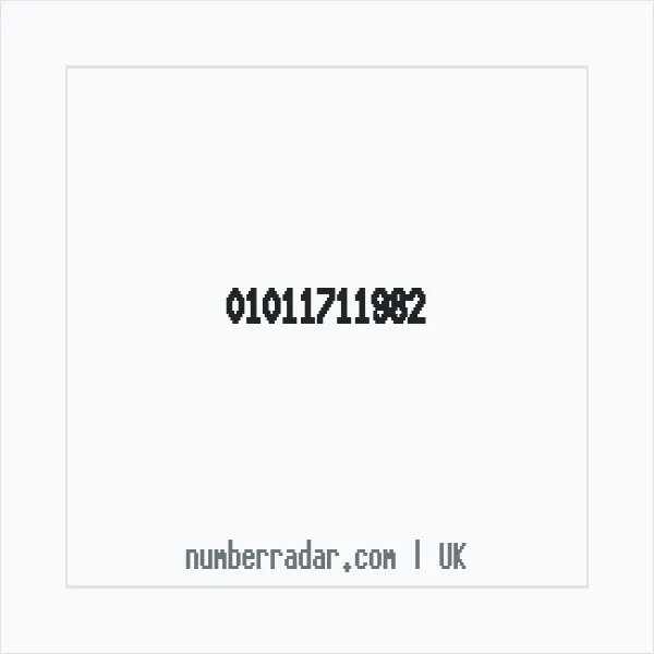 Reverse number check for +44 1011 711982 — who called me?
