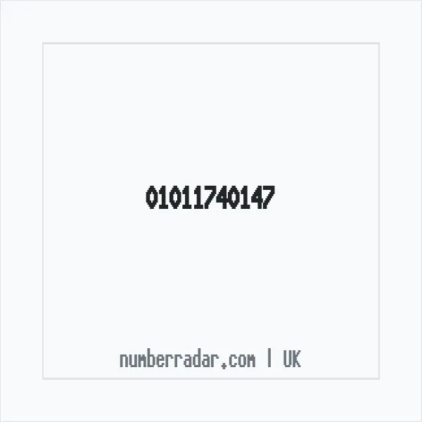 Reverse number check for +44 1011 740147 — who called me?