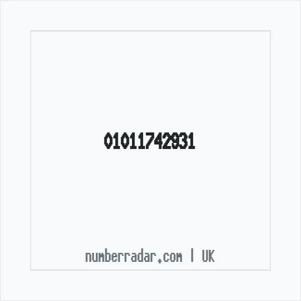 Reverse number check for +44 1011 742931 — who called me?