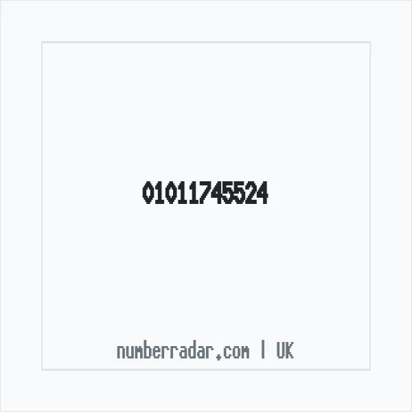 Reverse number check for +44 1011 745524 — who called me?