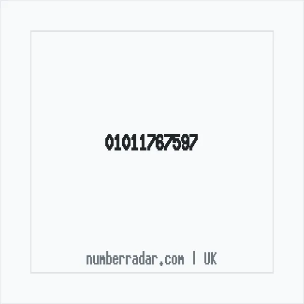 Reverse number check for +44 1011 767597 — who called me?