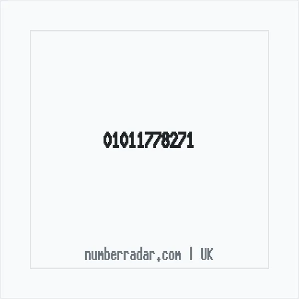 Reverse number check for +44 1011 778271 — who called me?