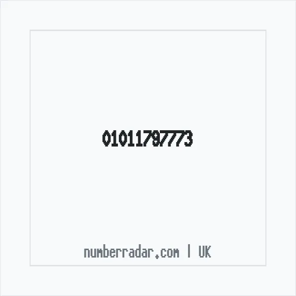 Reverse number check for +44 1011 797773 — who called me?