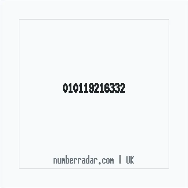 Reverse number check for +44 (1011) 921-633 — who called me?