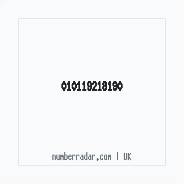 Reverse number check for +44 (1011) 921-819 — who called me?