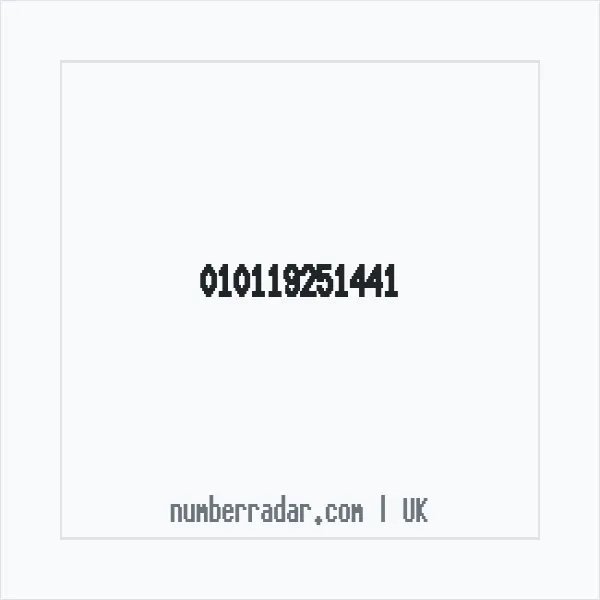 Reverse number check for +44 (1011) 925-144 — who called me?
