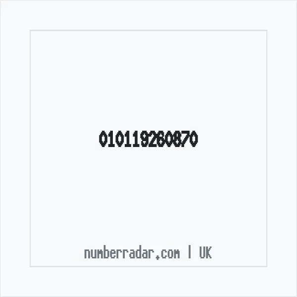 Reverse number check for +44 (1011) 926-087 — who called me?