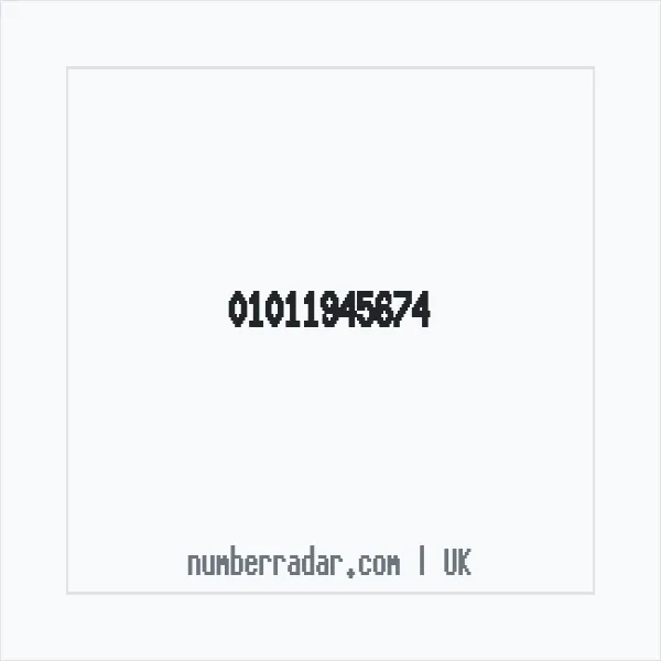 Reverse number check for +44 1011 945674 — who called me?