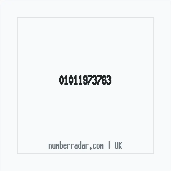 Reverse number check for +44 1011 973763 — who called me?