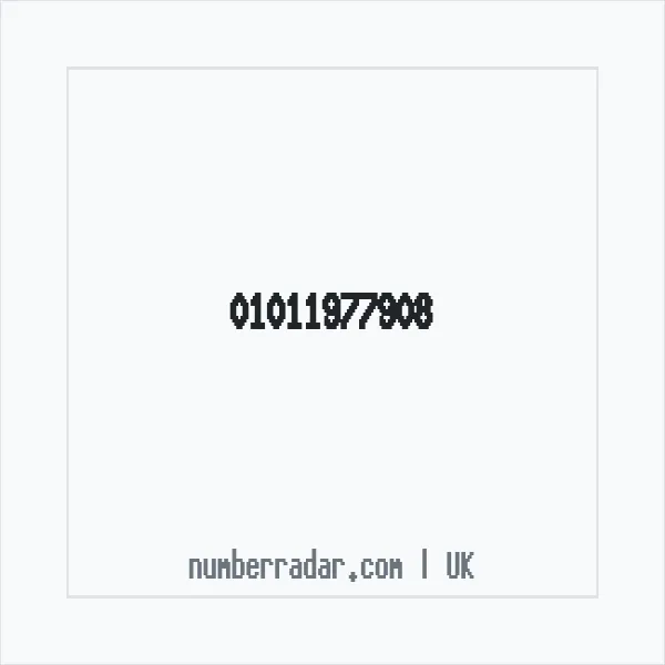 Reverse number check for +44 1011 977908 — who called me?