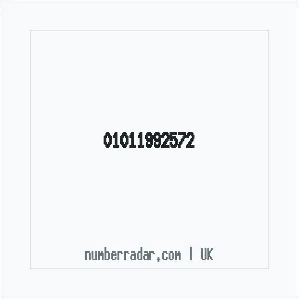 Reverse number check for +44 1011 992572 — who called me?