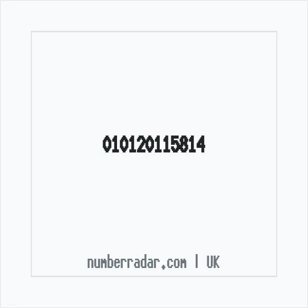 Reverse number check for +44 (1012) 011-581 — who called me?