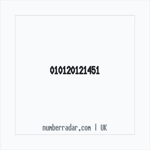Reverse number check for +44 (1012) 012-145 — who called me?